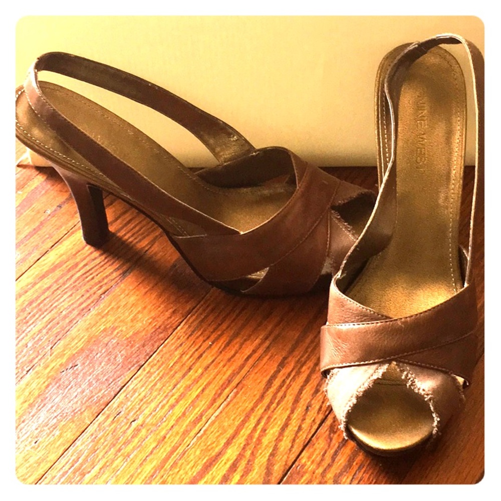 🌟Cute🌟Women’s 11 Nine West-peep toe heels